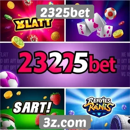 Variedade de jogos disponíveis no 2325bet
